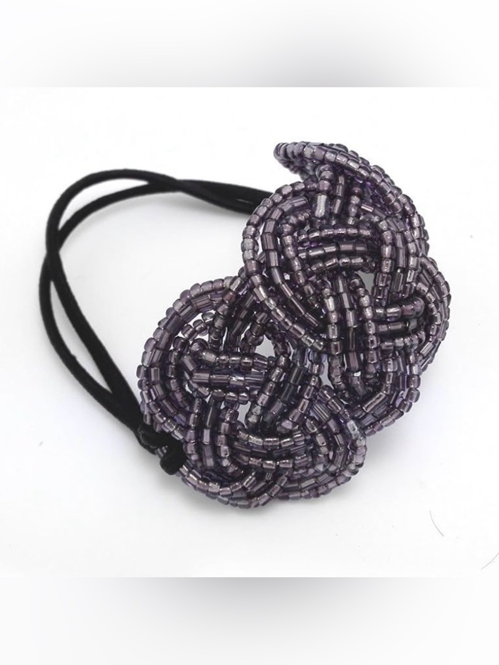 Crystal Beads Ponytail Holder Hair Tie